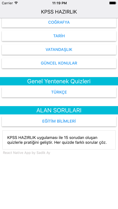 App screenshot