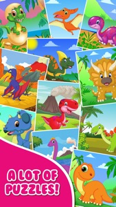 Dinosaur Jigsaw Puzzle.s Free Toddler.s Kids Games screenshot #5 for iPhone
