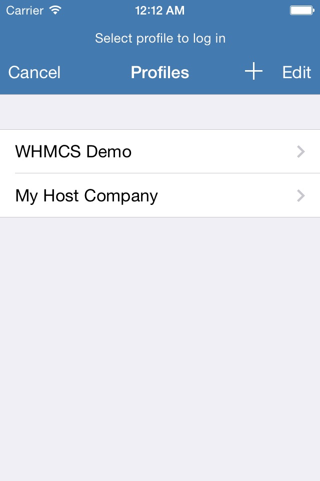 iWHMCS screenshot 2