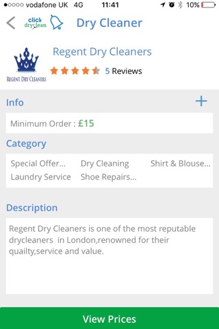 Click Dryclean - London Dry Cleaning & Laundry App screenshot 2