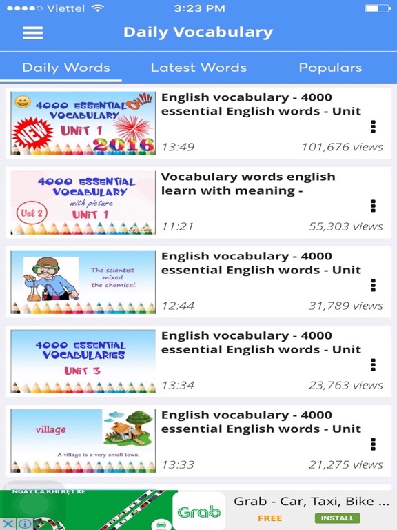 Screenshot #4 pour English Daily Vocabulary - 4000 essential words
