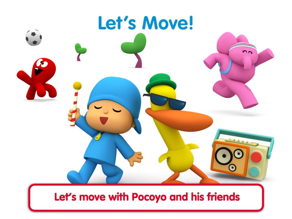 #3. Pocoyo Playset - Let's Move! (iOS) 由: ANIMAJ INVESTMENT SPV SAS (Apps)
