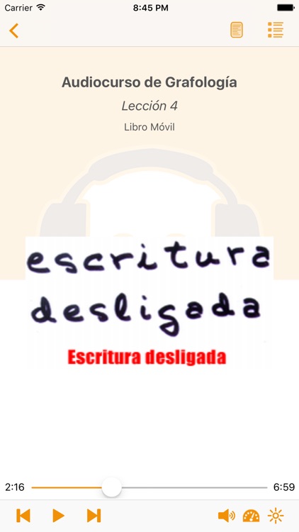 Audiocurso de Grafología