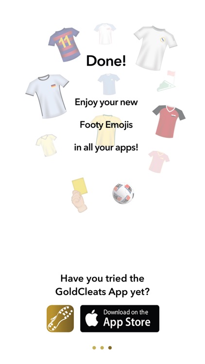 GoldCleats - Soccer Emoji Keyboard
