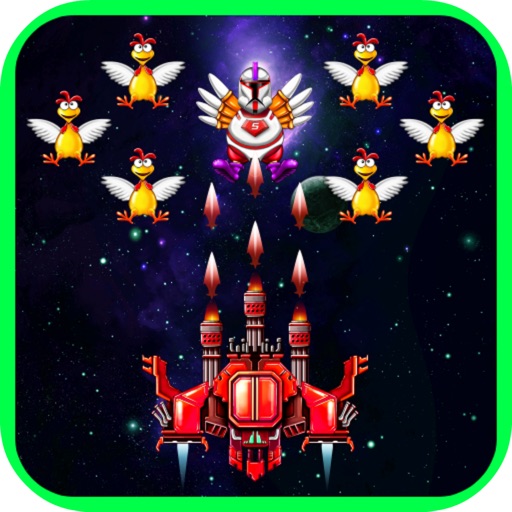 Chicken Shooter: Space Defense Icon