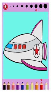 Airplanes Jets Coloring Book - Airplane game screenshot #1 for iPhone