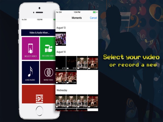 Screenshot #6 pour Video & Audio Mixer as Background Music