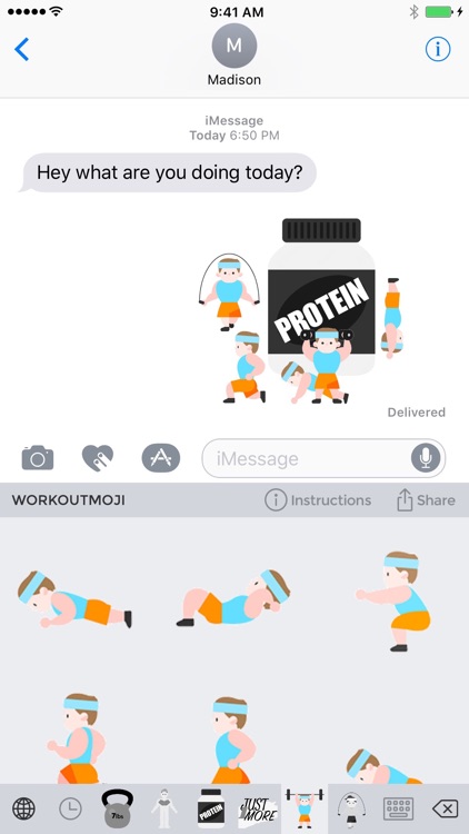 Workoutmoji - Workout Emojis and Stickers