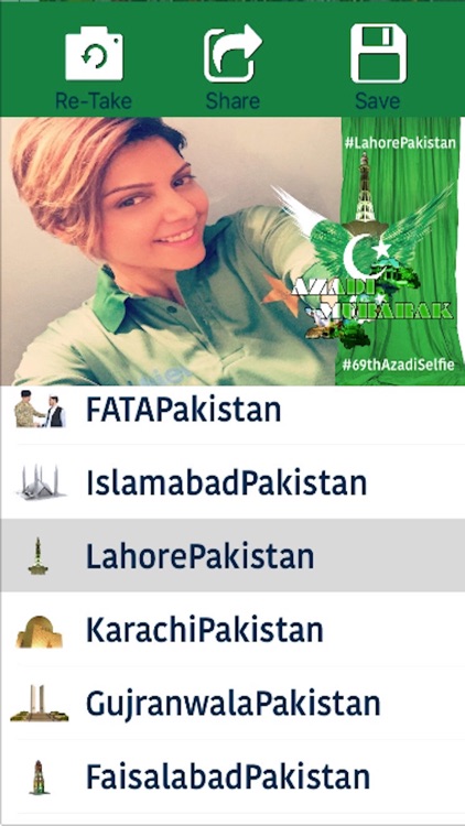 69th Azadi Selfie Camera-Show Your Patriotism and Support Pakistan HD free cam