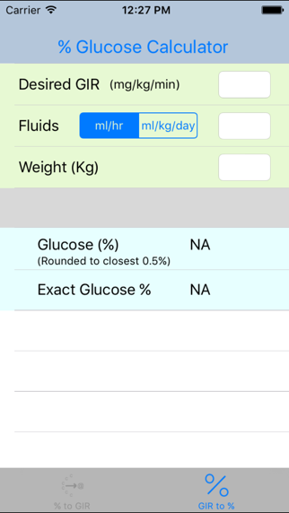 Multidrip Glucose Infusion Rate Calculatorのおすすめ画像1