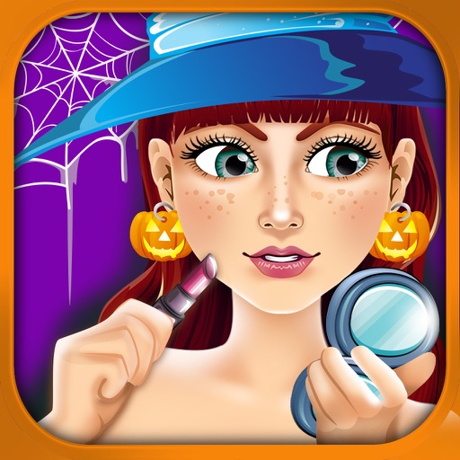 Halloween Salon Spa Make-Up Kids Games Free Icon