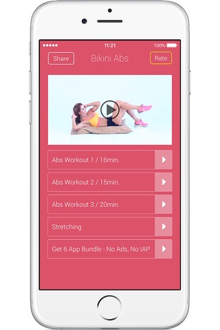 Bikini Abs – Women Abdominal Exercises for Slim Be - náhled