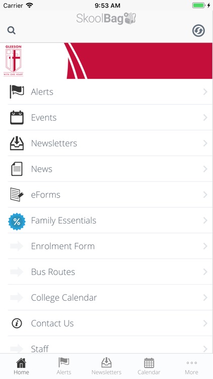 Gleeson College - Skoolbag