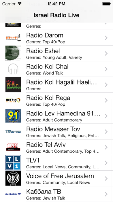 Screenshot #3 pour Israel Radio Live Player (Jerusalem / Hebrew / Arabic / دولة إِسرائيل‎ / العربية / רדיו יִשְׂרָאֵל راديو)