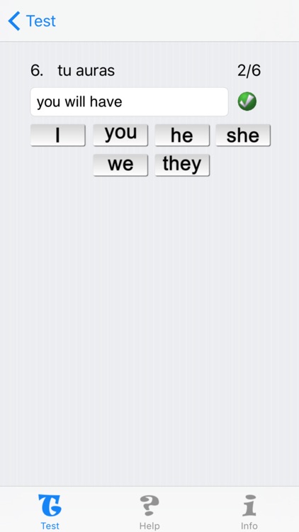 French/English Verb Tests - Train Yourself on French and English Verbs - Verb2Verbe screenshot-4