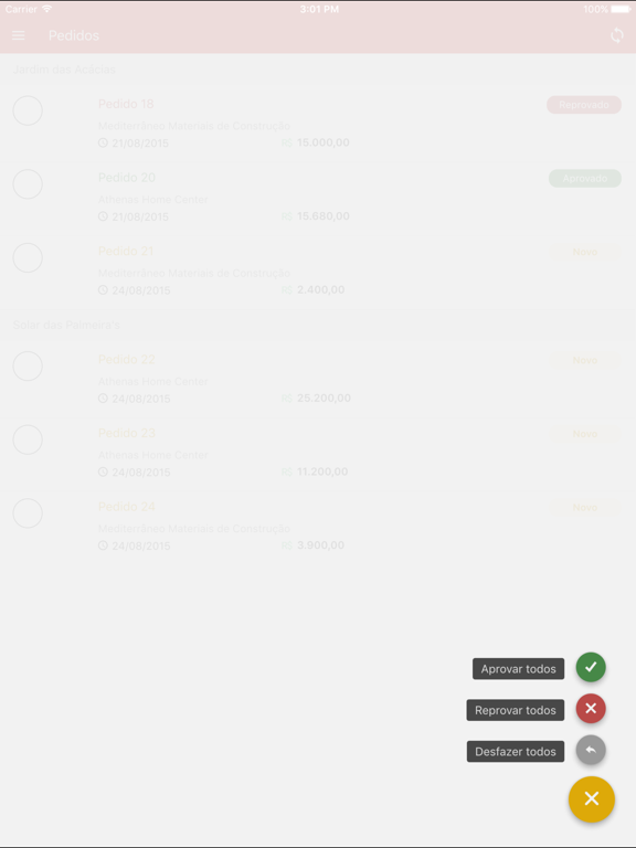 Screenshot #5 pour Aprov. Pedidos de Compra