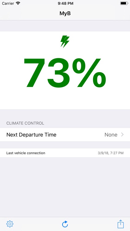 MyB - EV Charge and Departure