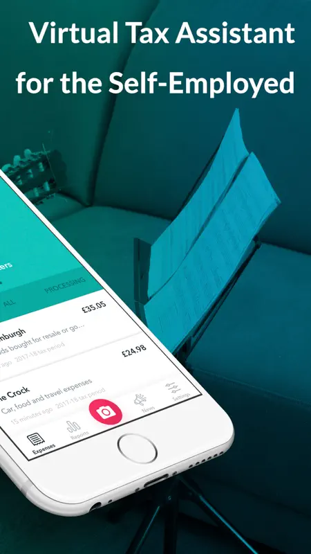 1tap receipts: Track Expenses screenshot 2 of 5