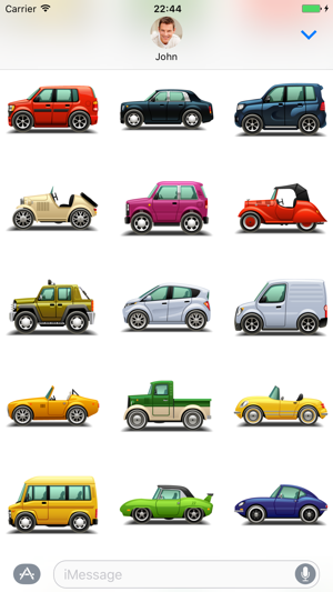 Cars - Stickers for iMessage