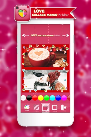 Love Collage Maker Pic Editor - Beautiful Photo Frames and Cam Effects screenshot 4