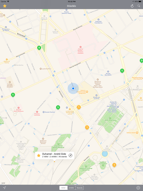 BikeMe app screenshot 2