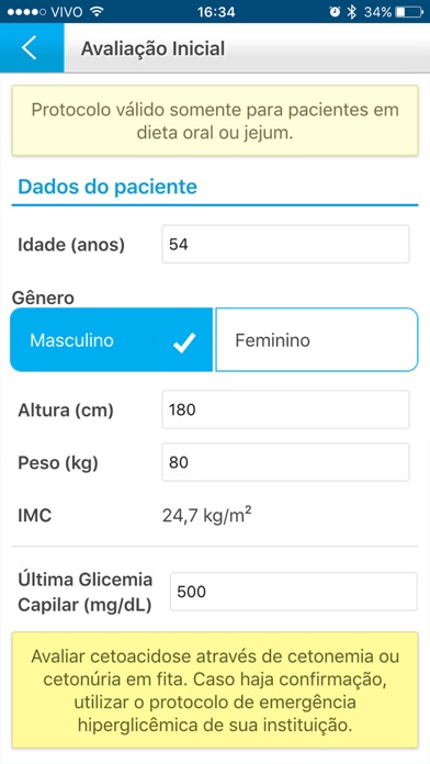 Screenshot #2 pour InsulinAPP Solução Hospitalar