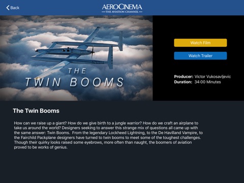 AeroCinema: The Aviation Channel screenshot 2