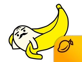 This is a sticker app of character PAPABANA, a banana boy
