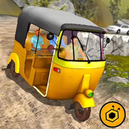 Off road tuk tuk auto rickshaw driving 3D simulator free 2016 : Take tourists to their destinations through hilly tracks Читы