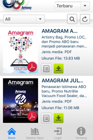Amway Indonesia for iPhone screenshot 2