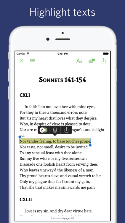 Shakespeare's sonnets - sync transcript