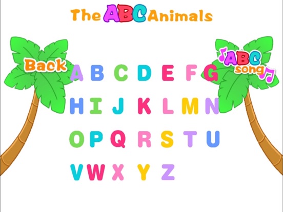 Alphabet ABC Song and Animals iPad screenshot 1 - Education app