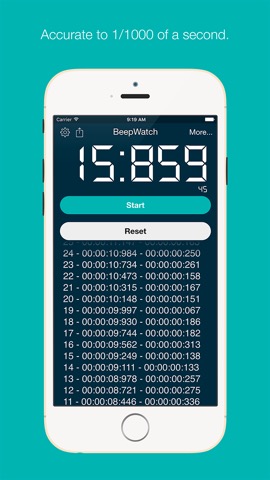 BeepWatch 2 Beeping Stopwatchのおすすめ画像4