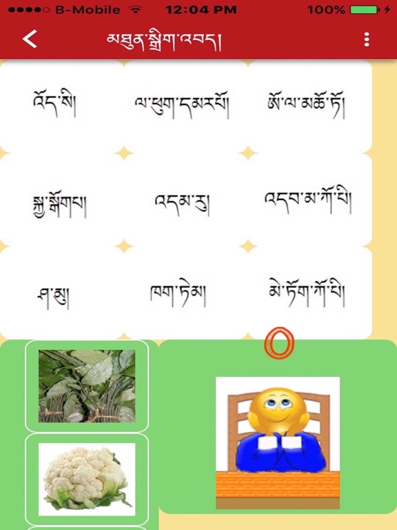 Dzongkha For Kids iPad screenshot