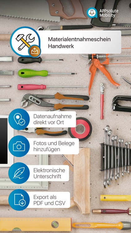 Materialentnahmeschein