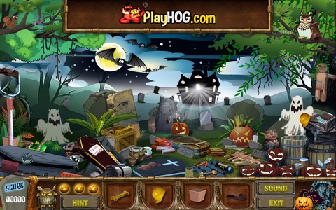 Haunted Cemetery Hidden Object - náhled
