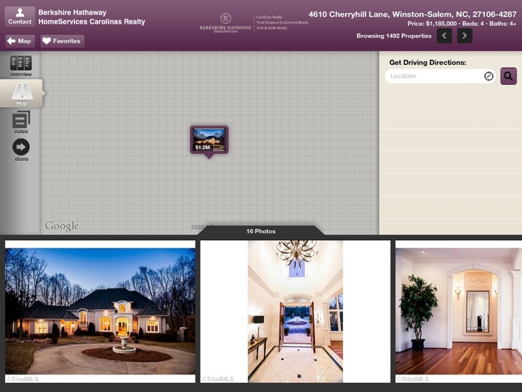 BHHS NC Real Estate for iPad screenshot-3