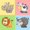 幼稚園と幼稚園のメモリゲーム無料 - キッドのための動物のマッチング HD