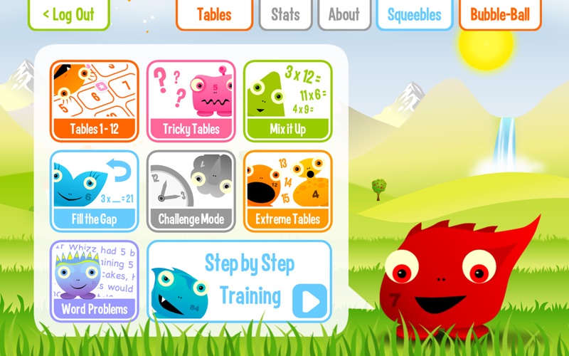 Screenshot #1 pour Squeebles Multiplication