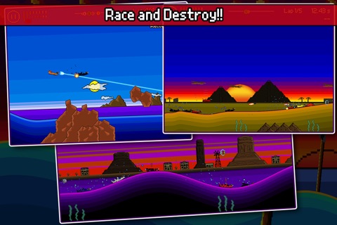 Pixel Boat Rush screenshot 2