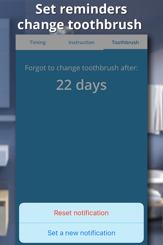 Healthy Teeth - Tooth Brushing Reminder with timer screenshot 3