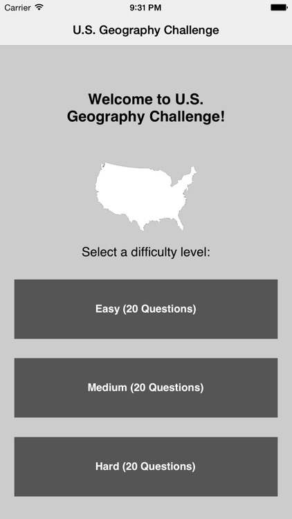 U.S. Geography Challenge