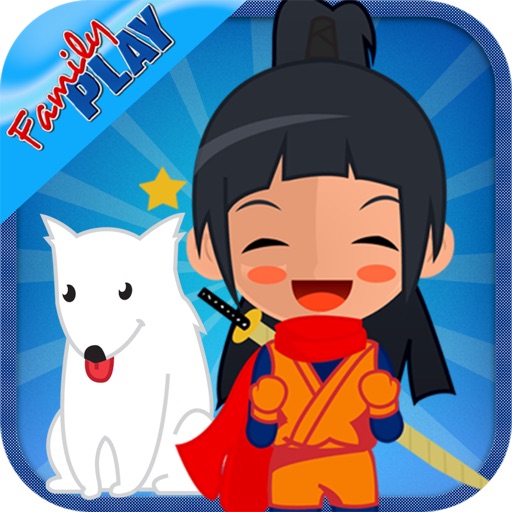 Ninja Girl Alphabet Animals for Preschool icon