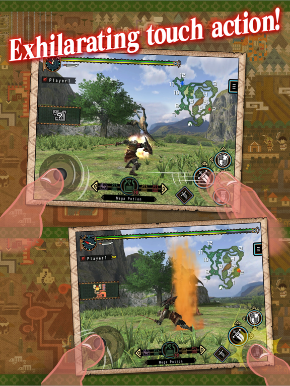 MONSTER HUNTER FREEDOM UNITE for iOS 앱스토어 스크린샷