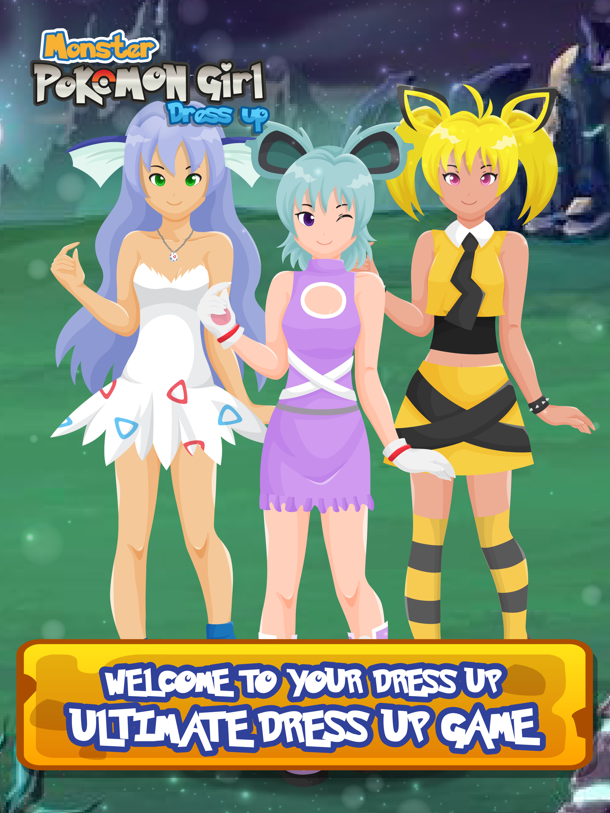 Princess Monster Girl-DressUp Game Pokemon Edition