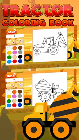 Game screenshot Tractor Coloring Kids Game hack