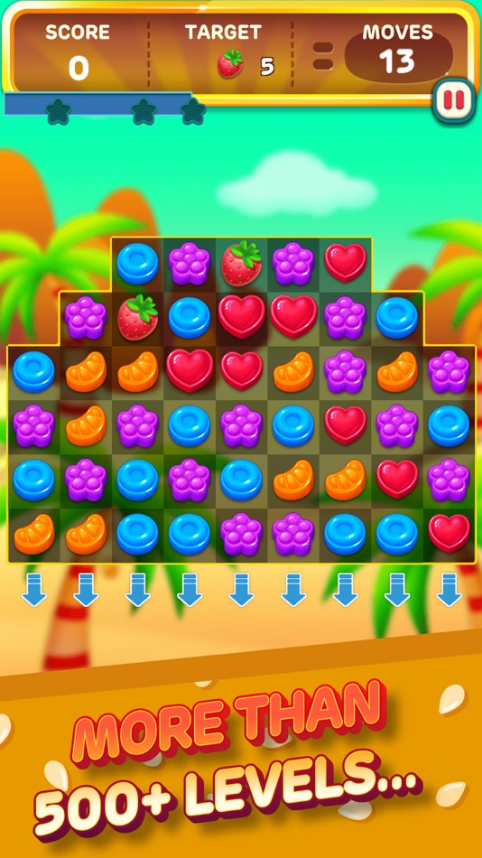 #1. Lollipop Sweet Mania - Match 3 (iOS) By: Sebastin Michael