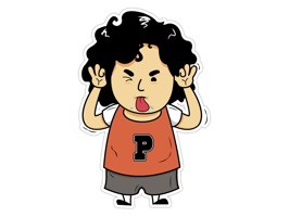 Wonderful face expression desi style sticker pack