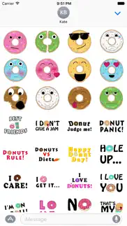 donut indulgence stickers iphone screenshot 2