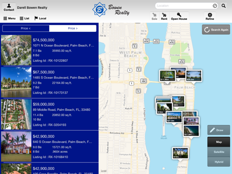 Bowen Realty Property Search for iPad screenshot 2